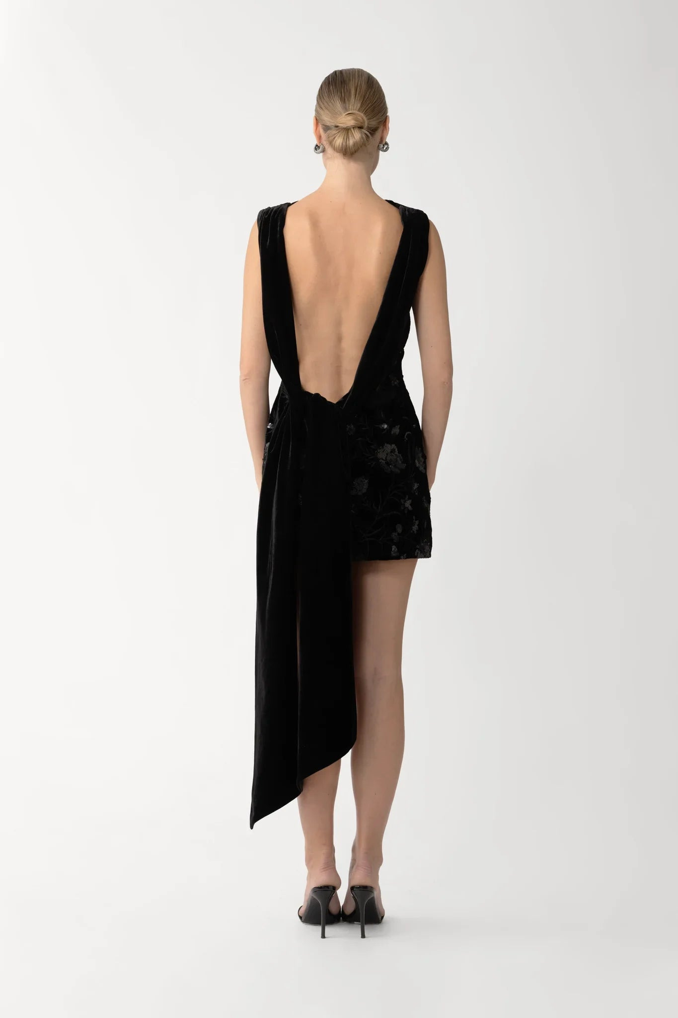 WINTER VELVET MINI DRESS - 4