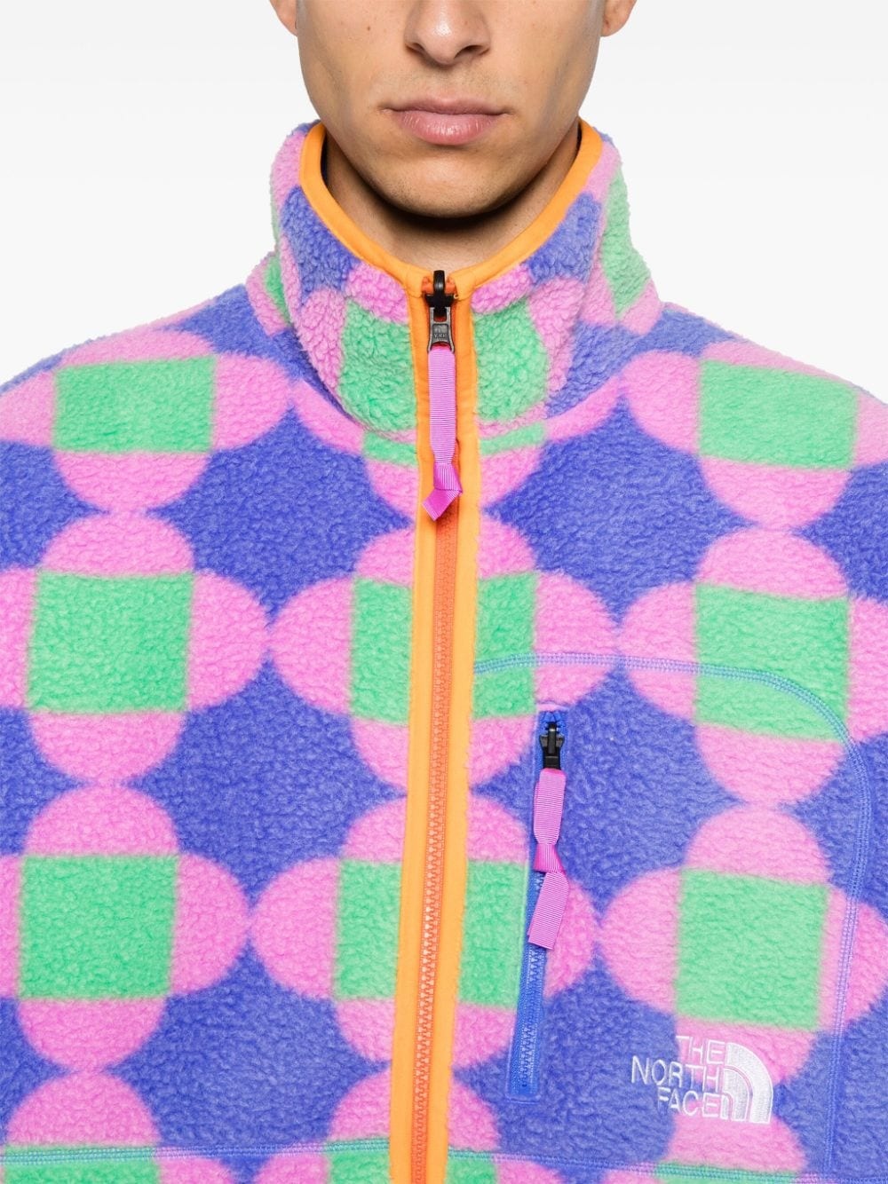 x Yinka Ilori reversible fleece jacket - 5