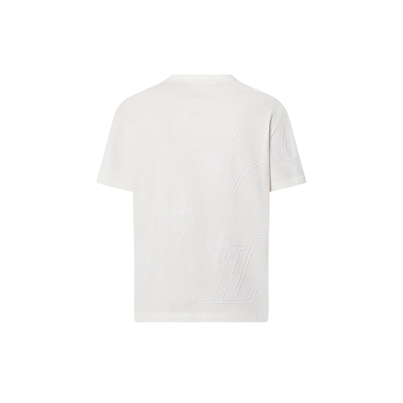Monogram Embroidered Cotton T-Shirt 3