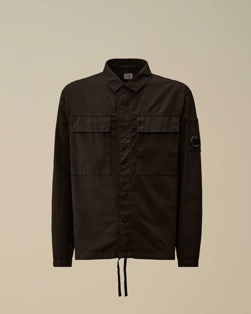 Cotton Rip-Stop Boxy Button Lens Overshirt 1
