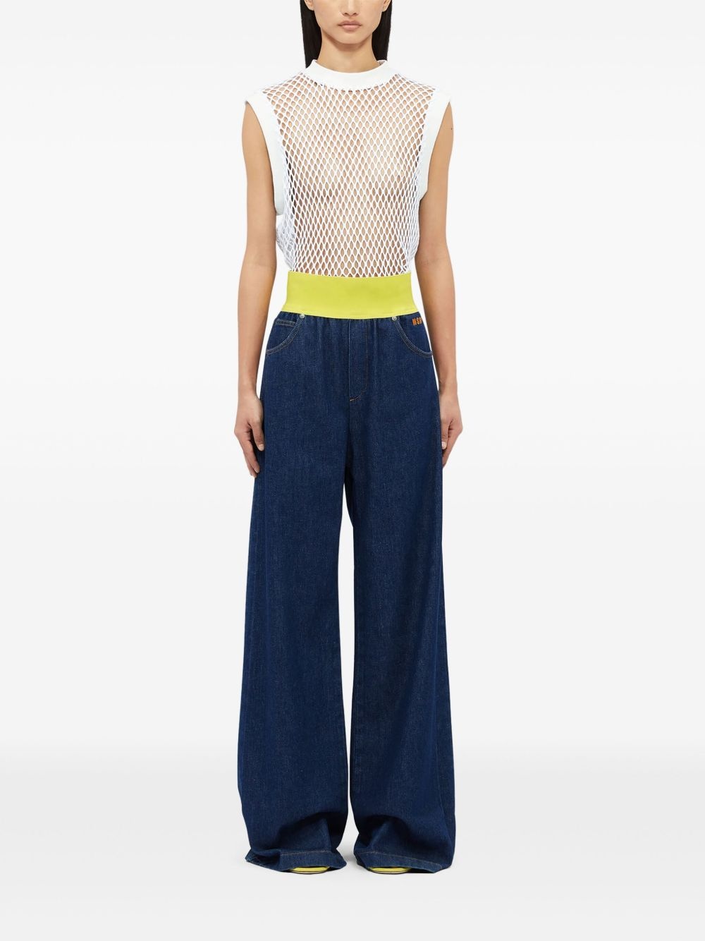wide-leg jeans - 4