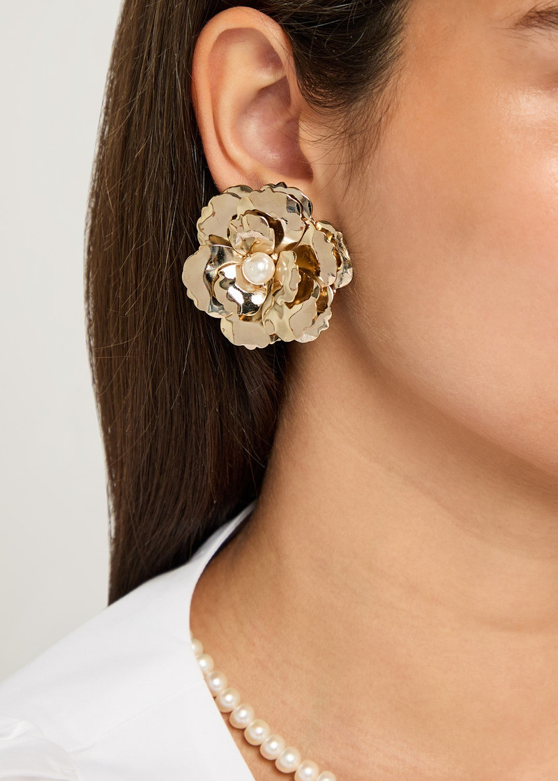 Rosantica Rosantica Flower Clip-on Earrings outlook