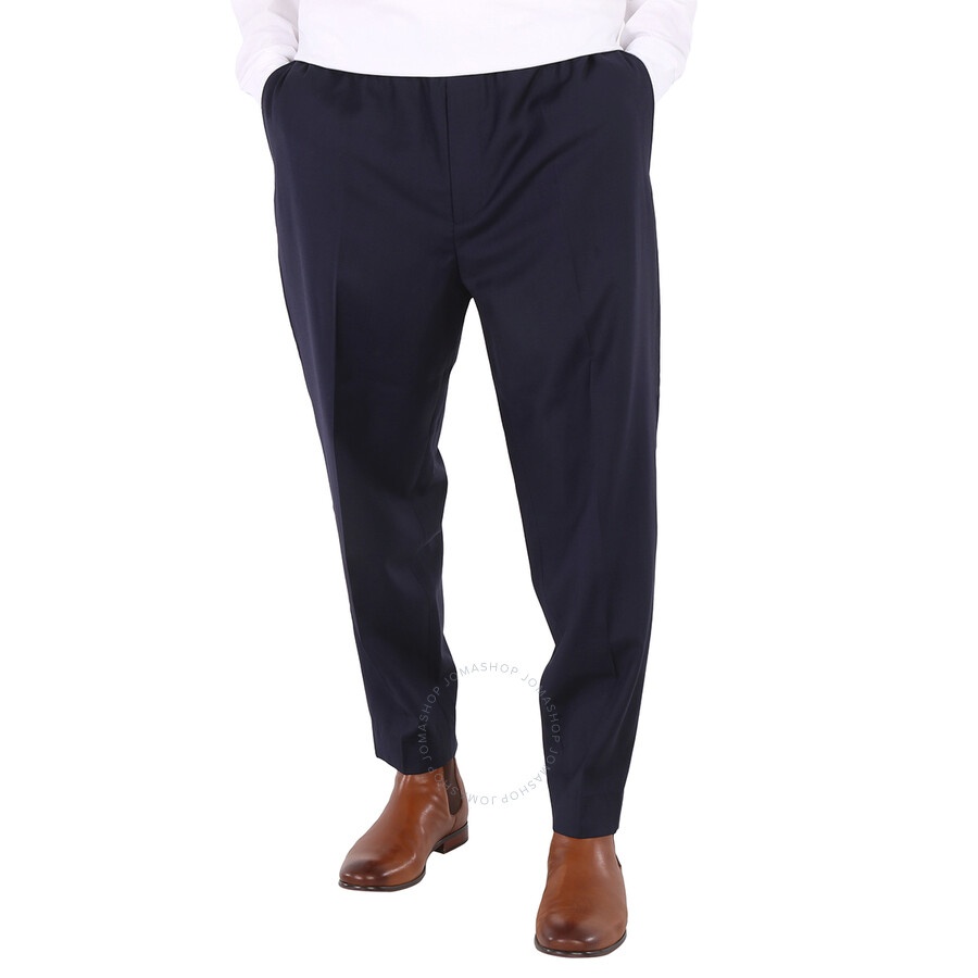 Etudes Men's Navy Wool Jalousie Trousers - 3