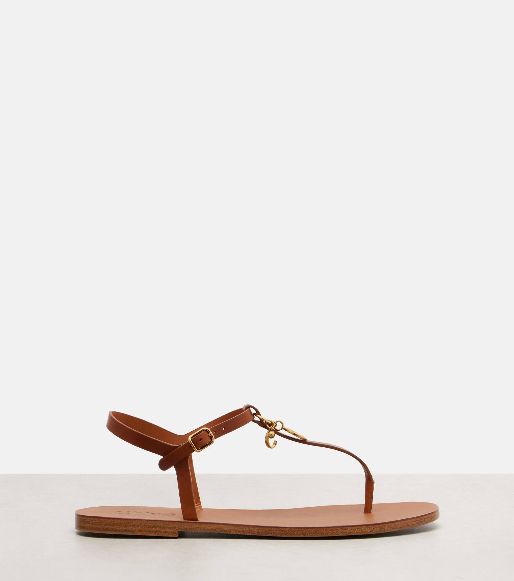Chloé Charms leather thong sandals - 4