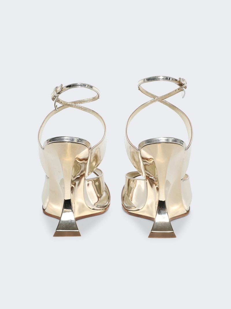 PARIS TEXAS Laila Wedge Sandal Gold outlook