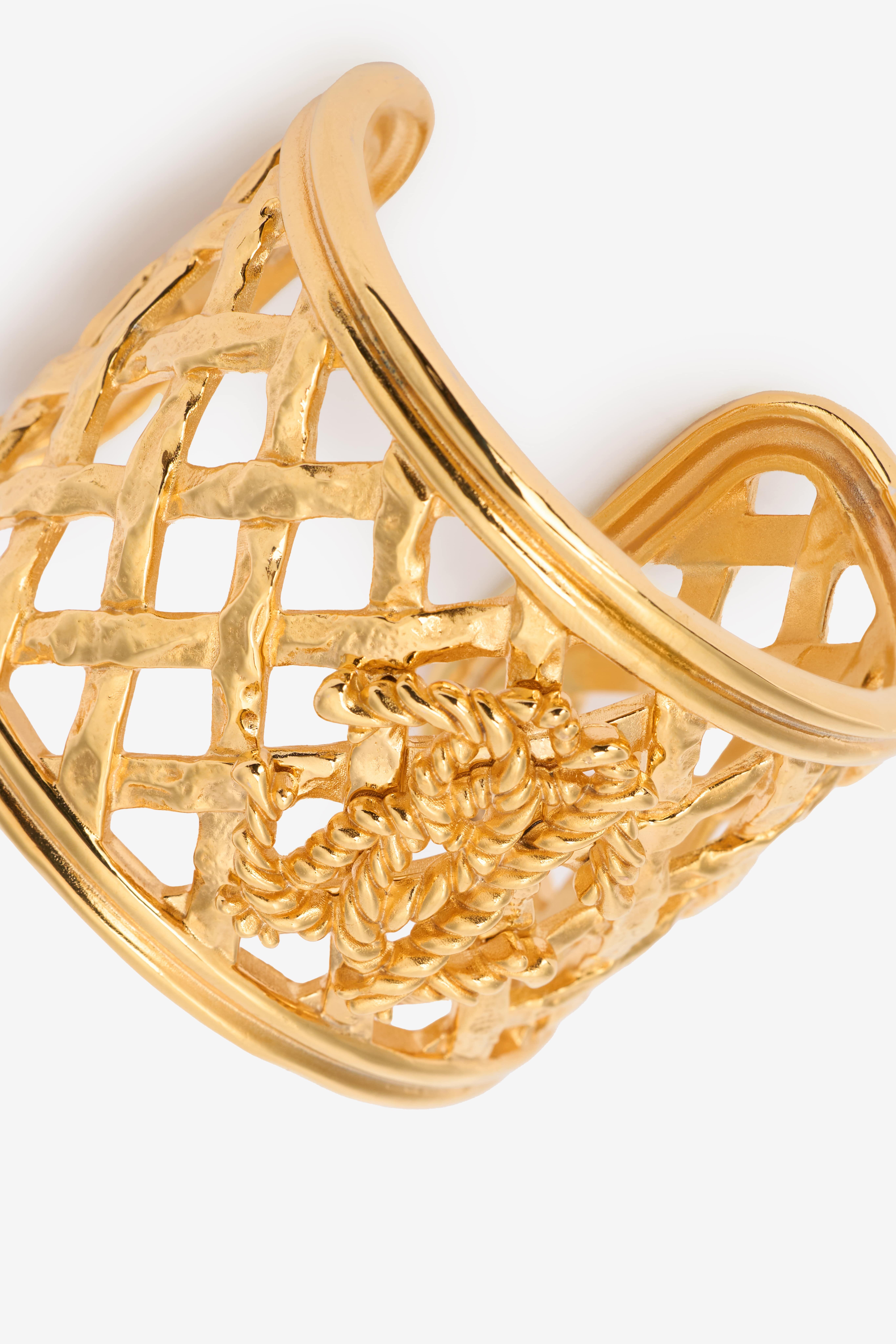 RC Monogram Cuff Bracelet - 5