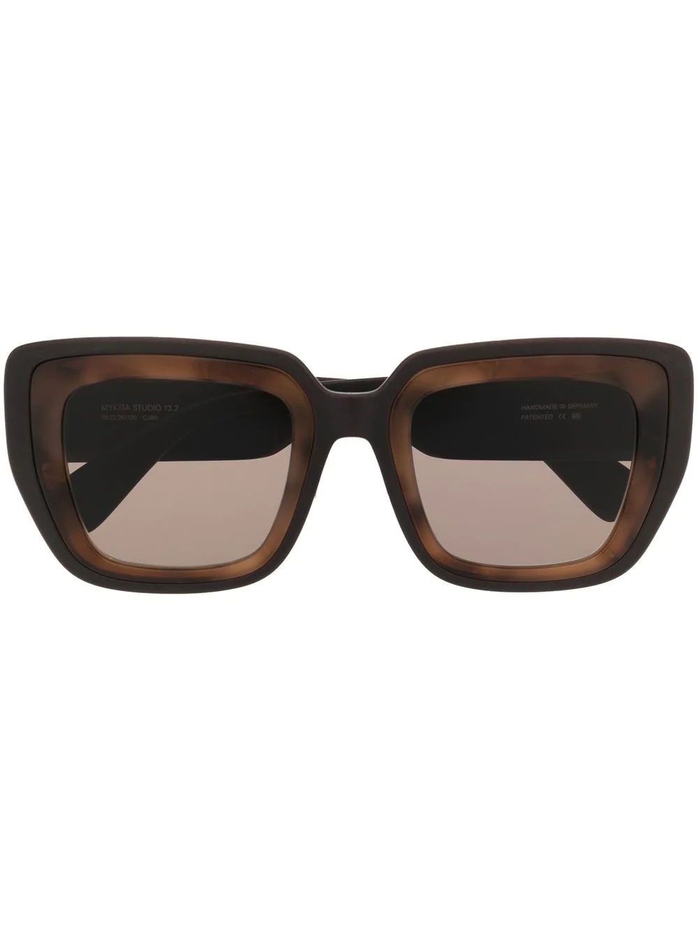 two-tone square sunglasses - 1