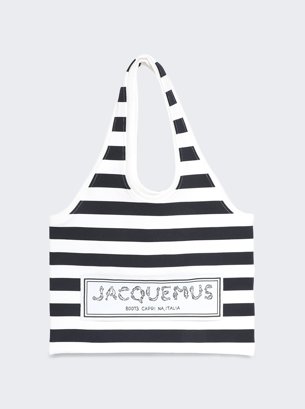 Le Tote Marcel Navy And White Stripe - 1