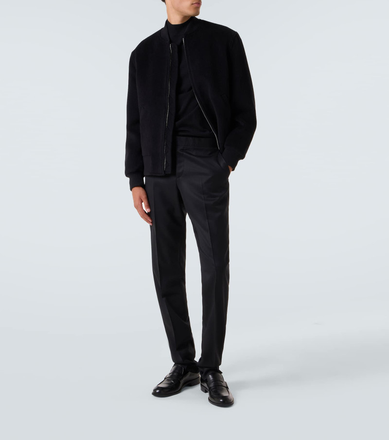 LARDINI Virgin wool bomber outlook
