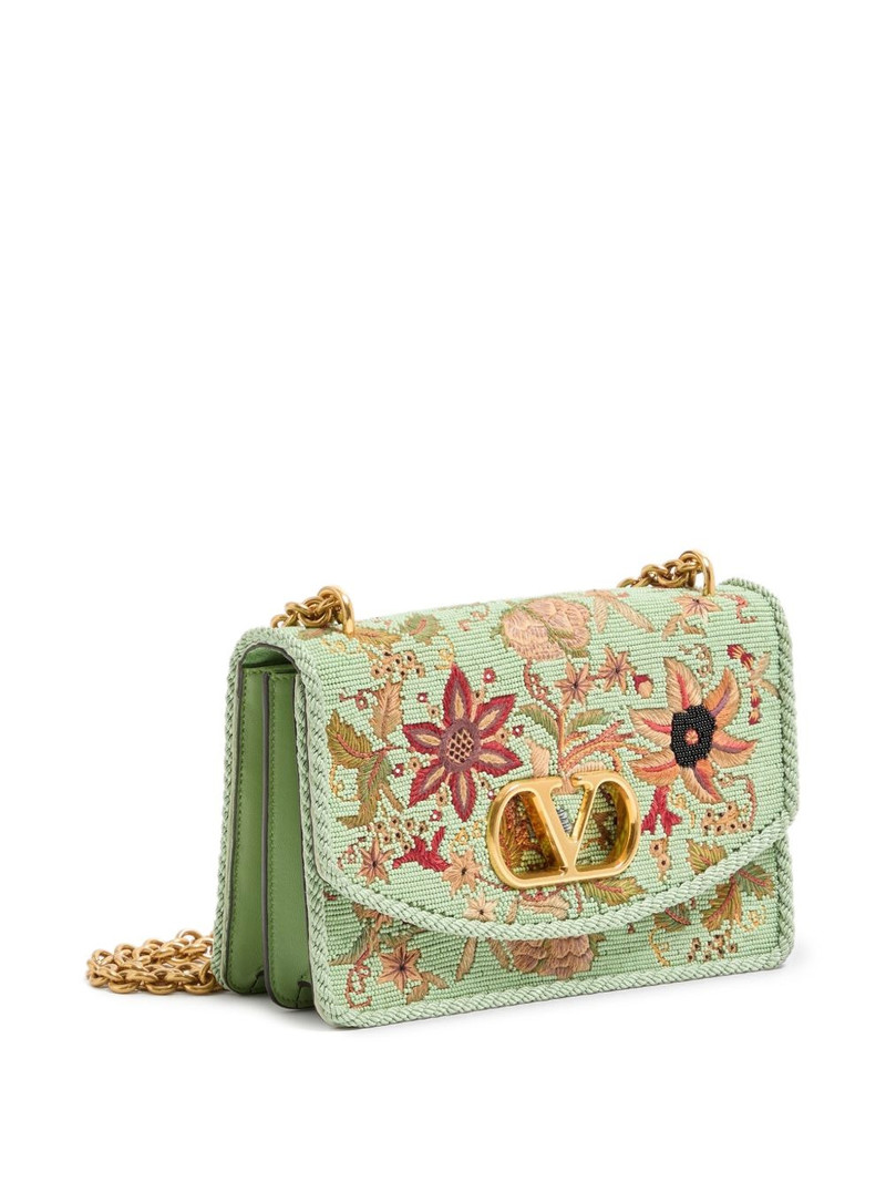 floral-embroidered shoulder bag 3
