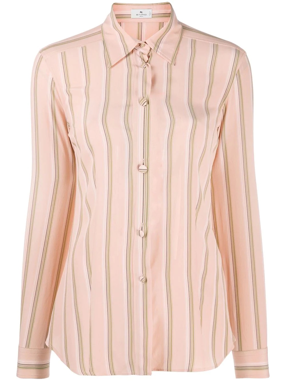 striped tailored shirt - 1