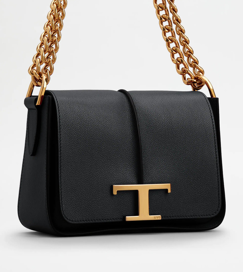 Tod's TIMELESS CROSSBODY BAG IN LEATHER MINI - BLACK outlook