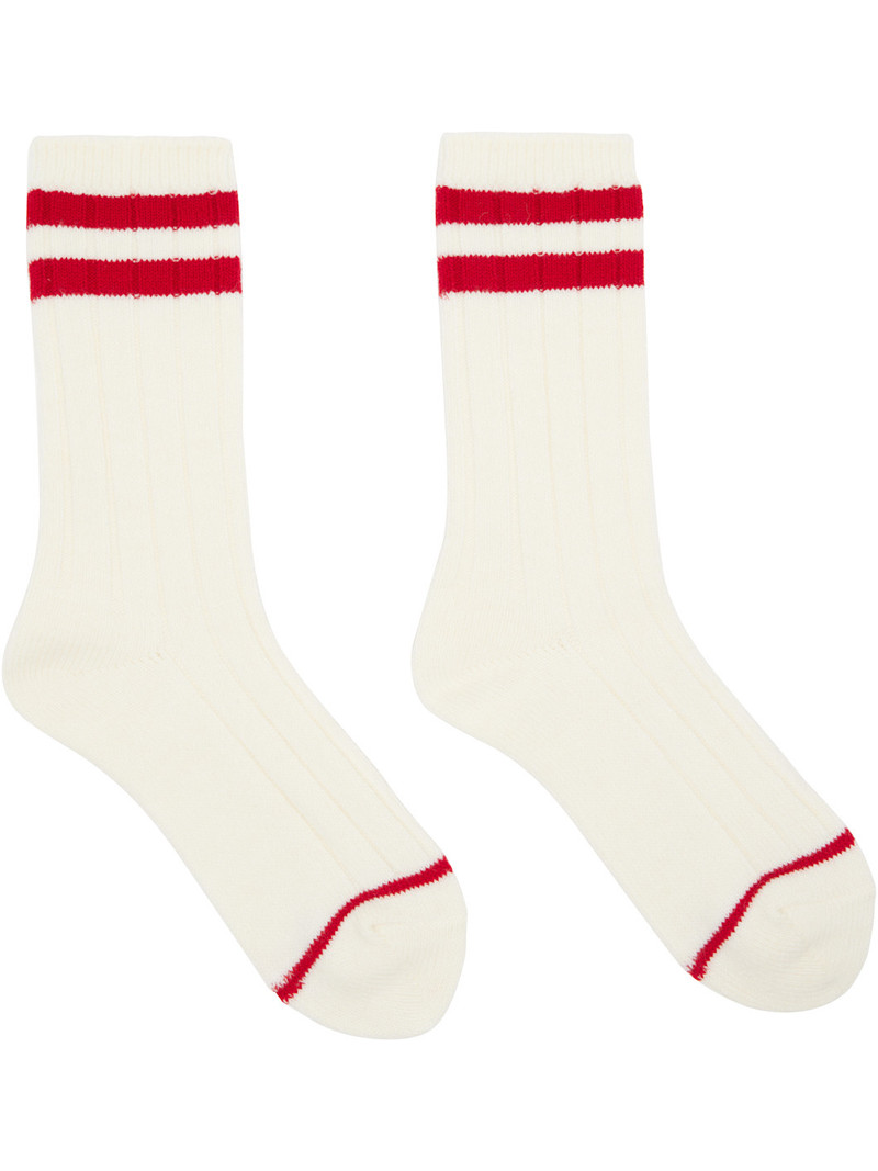 Off-White Striped Socks 1