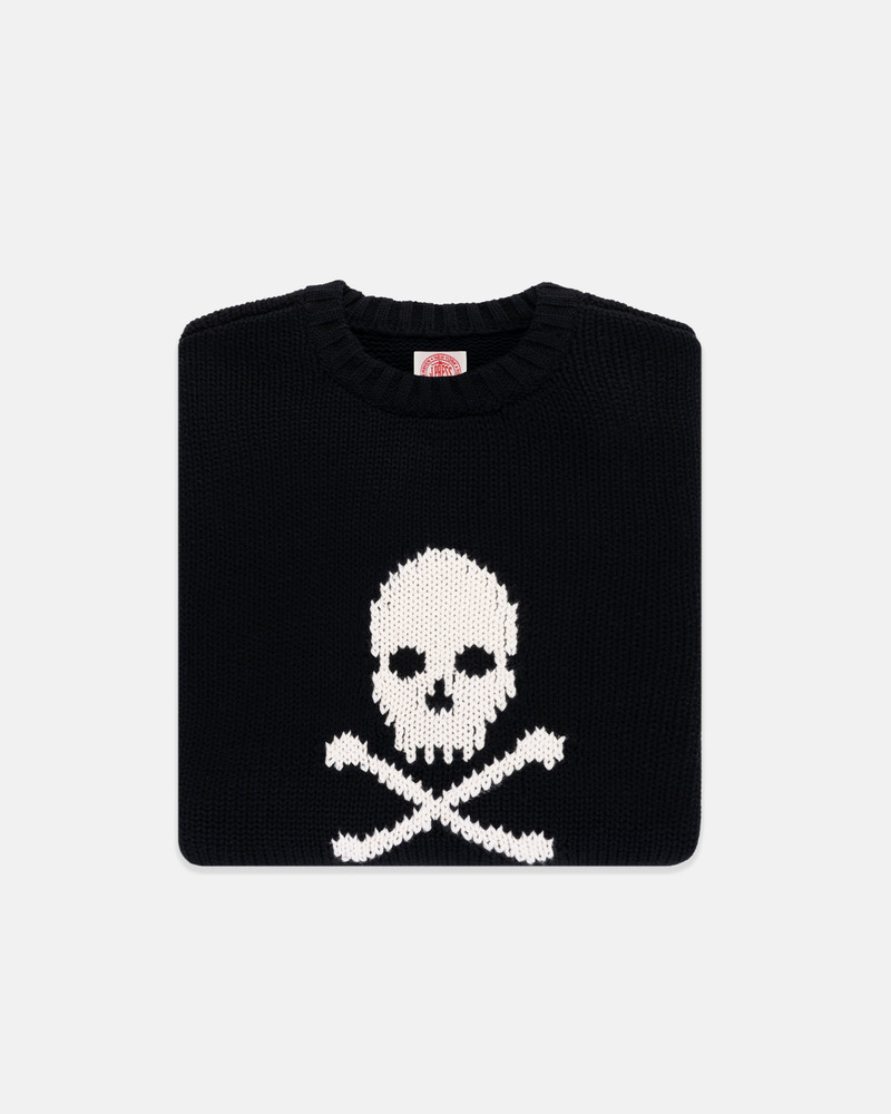 J. PRESS SKULL & BONES INTARSIA KNIT COTTON SWEATER outlook