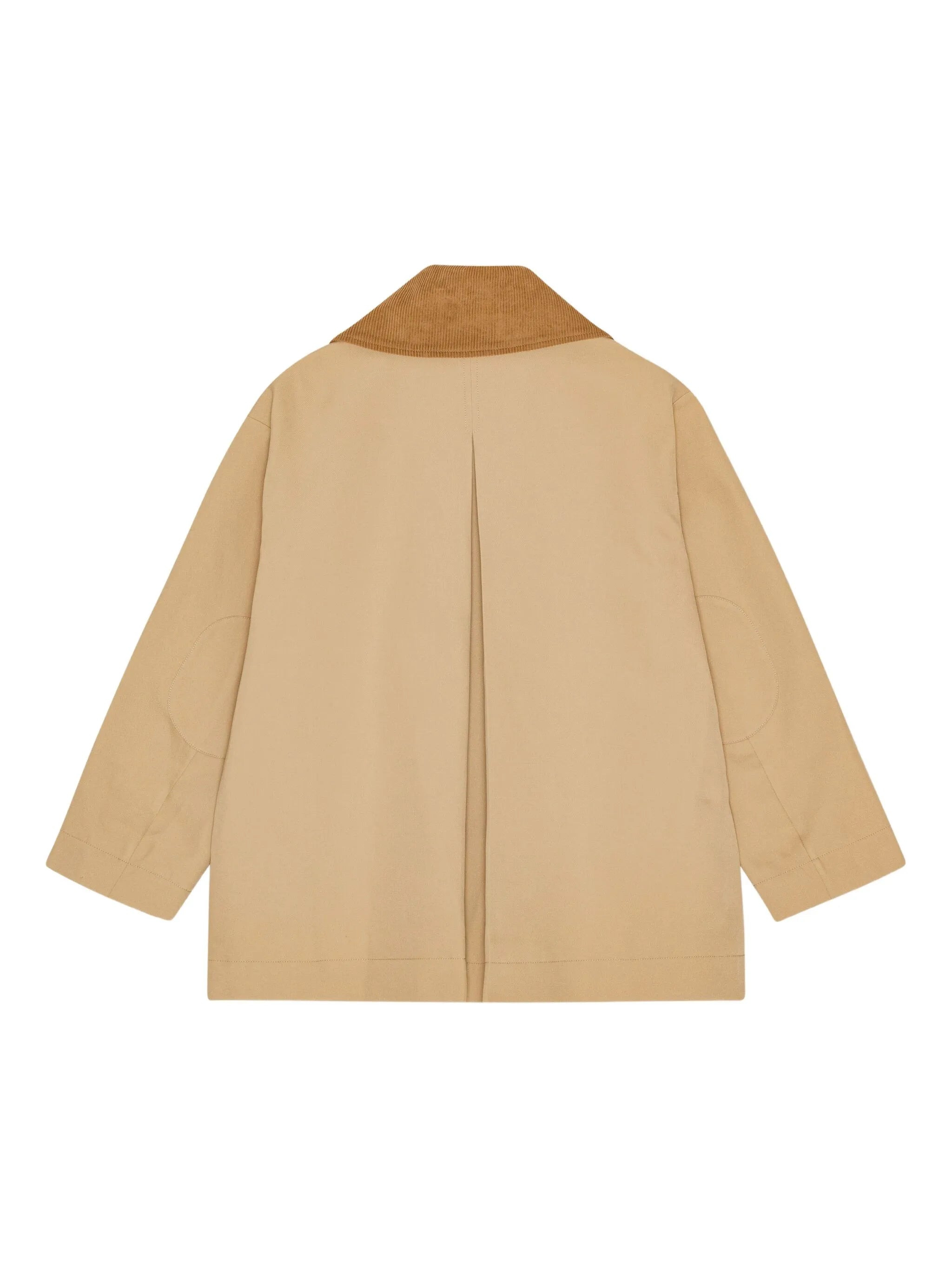 corduroy-collar utility jacket - 6
