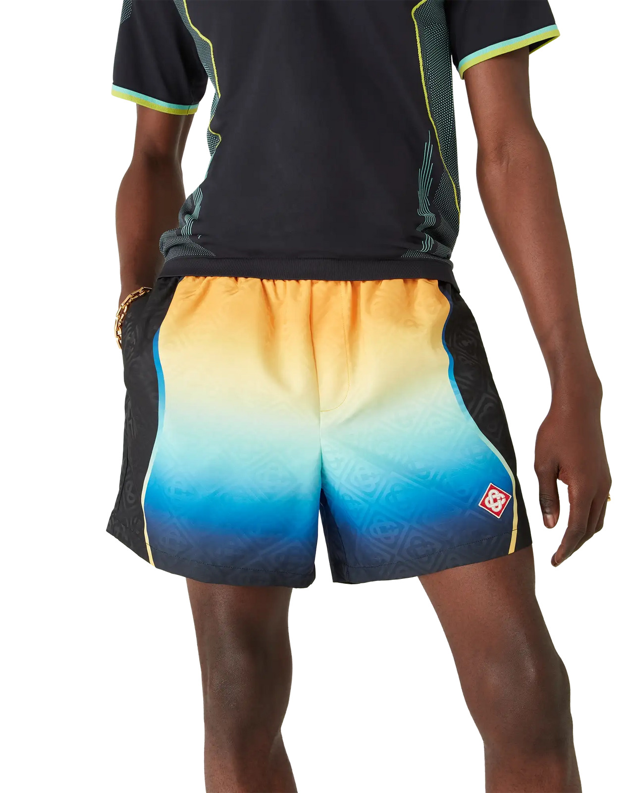 Gradient Jacquard Swim Shorts | Casablanca Paris - 5
