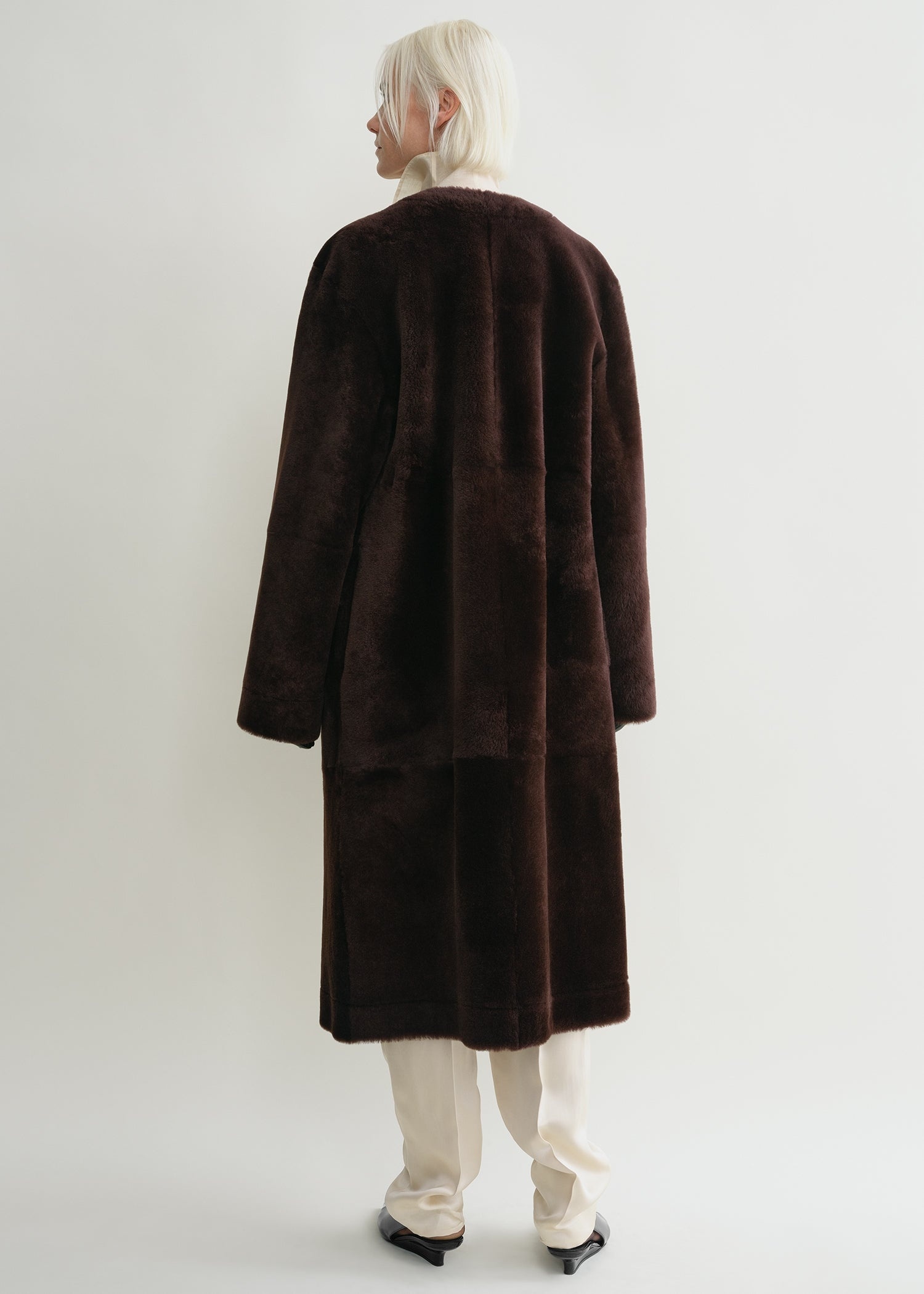 Soft shearling coat bark - 4