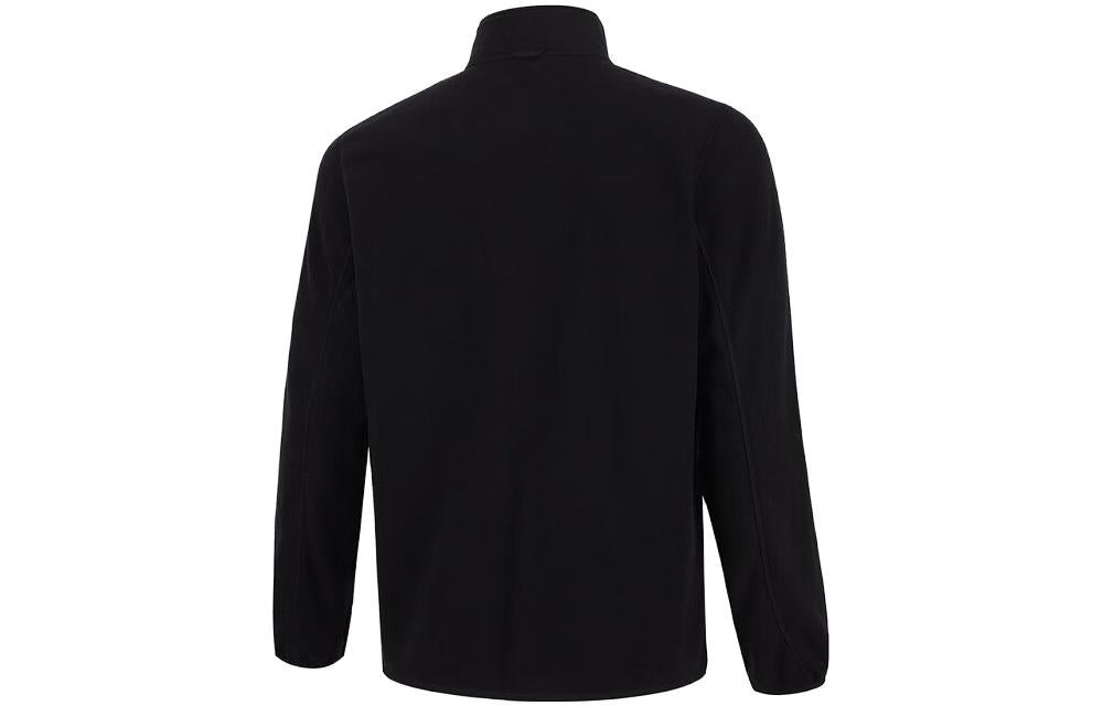 Li-Ning Logo 3-in-1 Polar Fleece Hooded Jacket 'Black' AWBT015-5 - 4