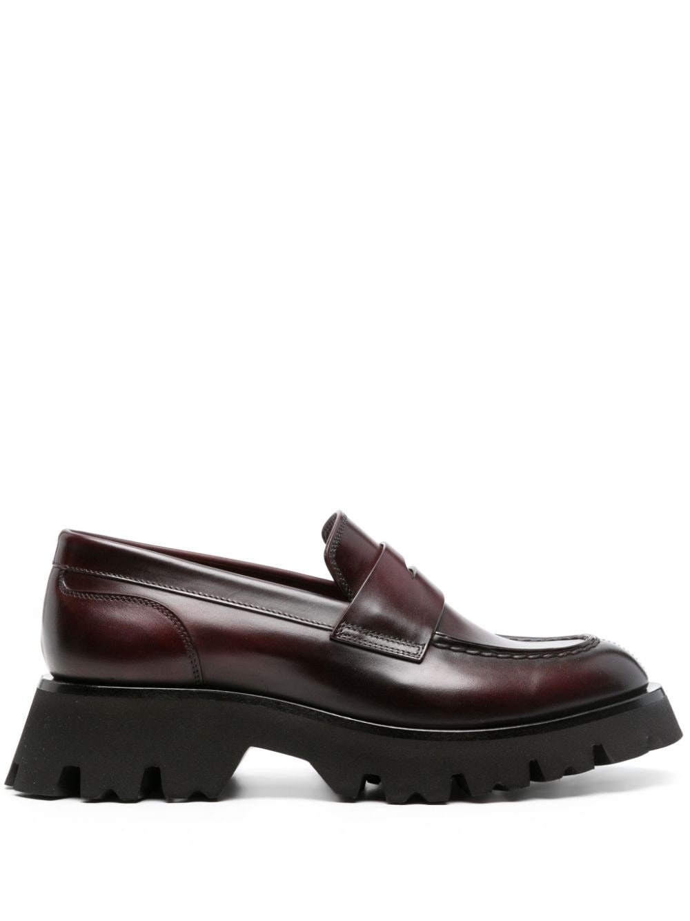 Alfie penny-slot leather loafers - 1