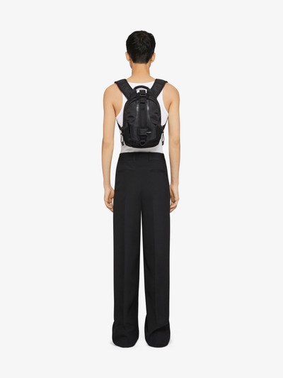 Givenchy SMALL G-TRAIL BACKPACK IN NYLON AND LEATHER outlook