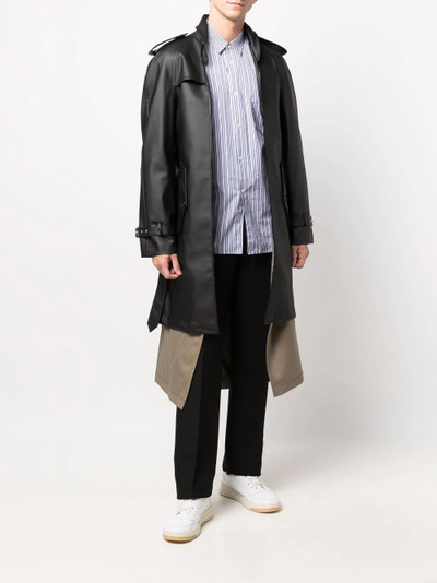 Comme des Garçons Homme Plus two-tone reversible coat outlook