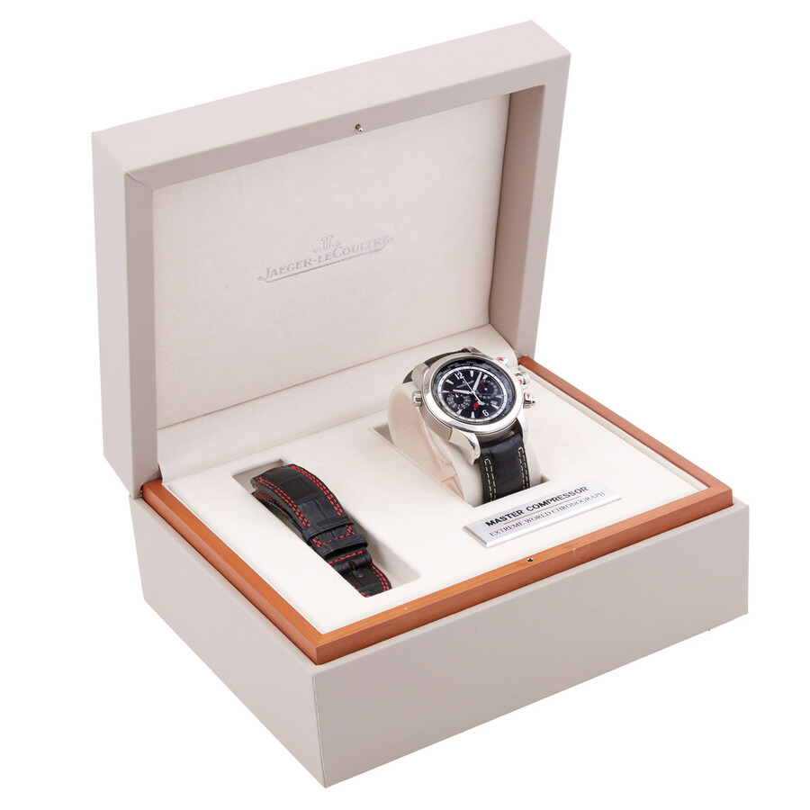 Pre-owned Jaeger LeCoultre Master Compressor Chronograph Automatic Black Dial Men's Watch Q1768470 - 4