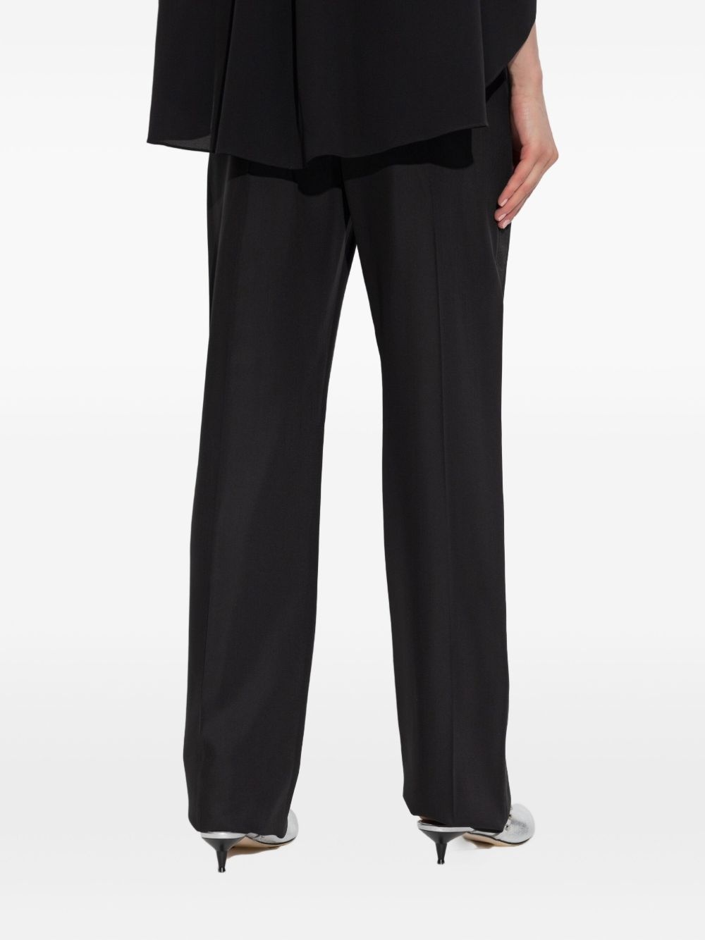 high-waisted tailored trousers - 4