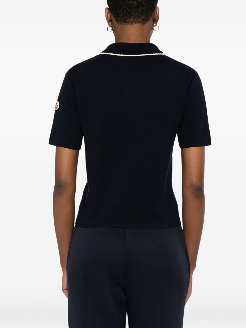 knitted polo shirt - 4