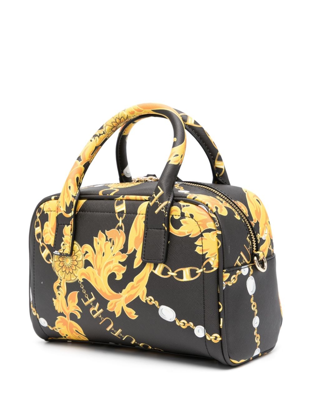 baroque-pattern print tote bag - 3