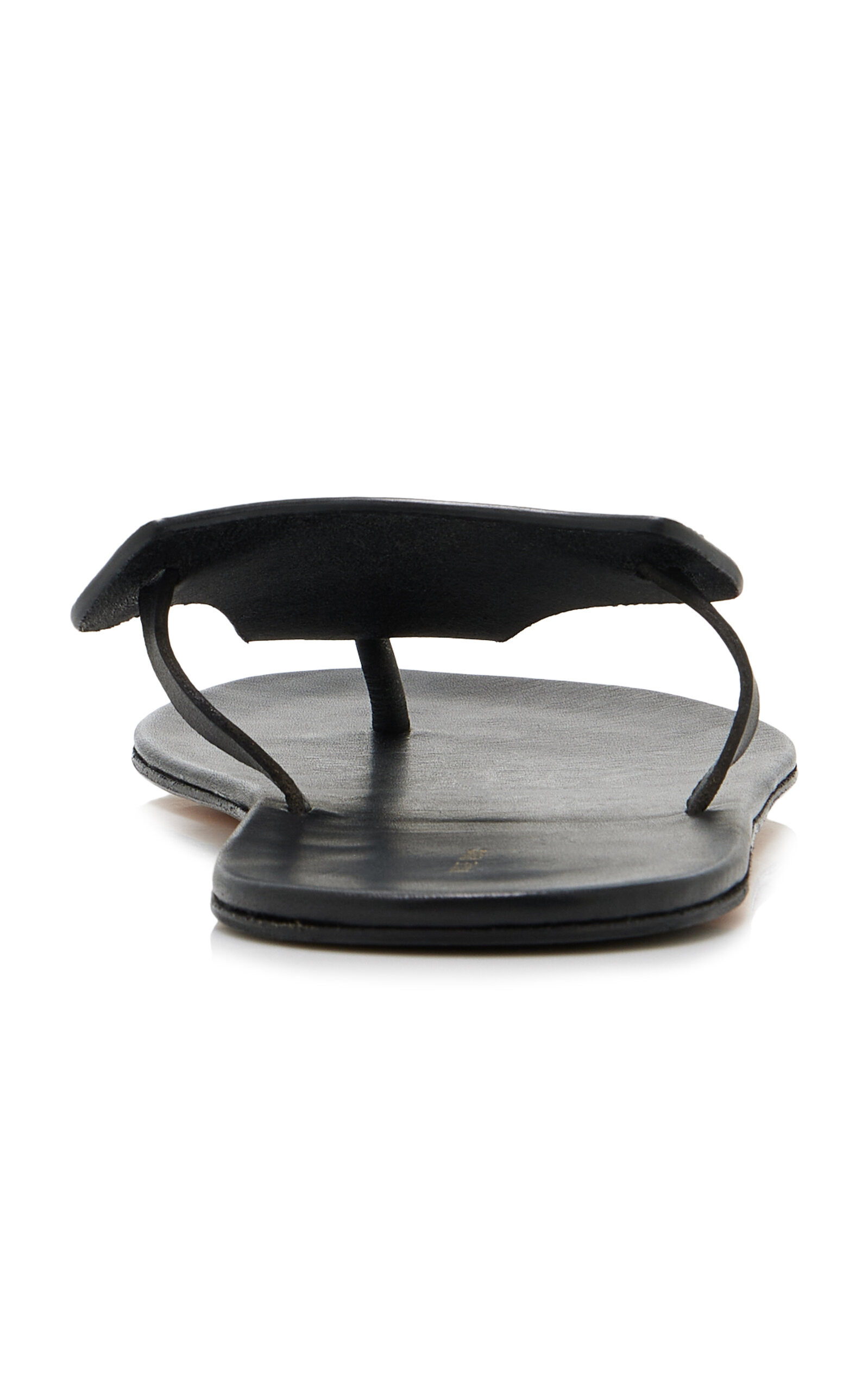Helena Leather Flip-Flop Sandals black - 5