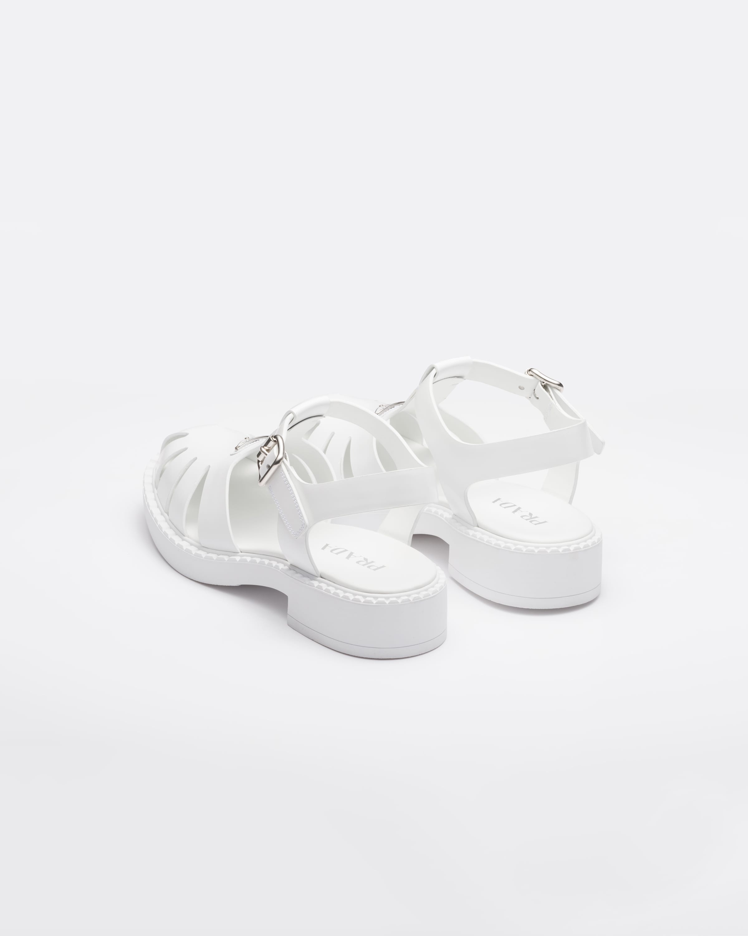 Brushed leather fisherman sandals - 5