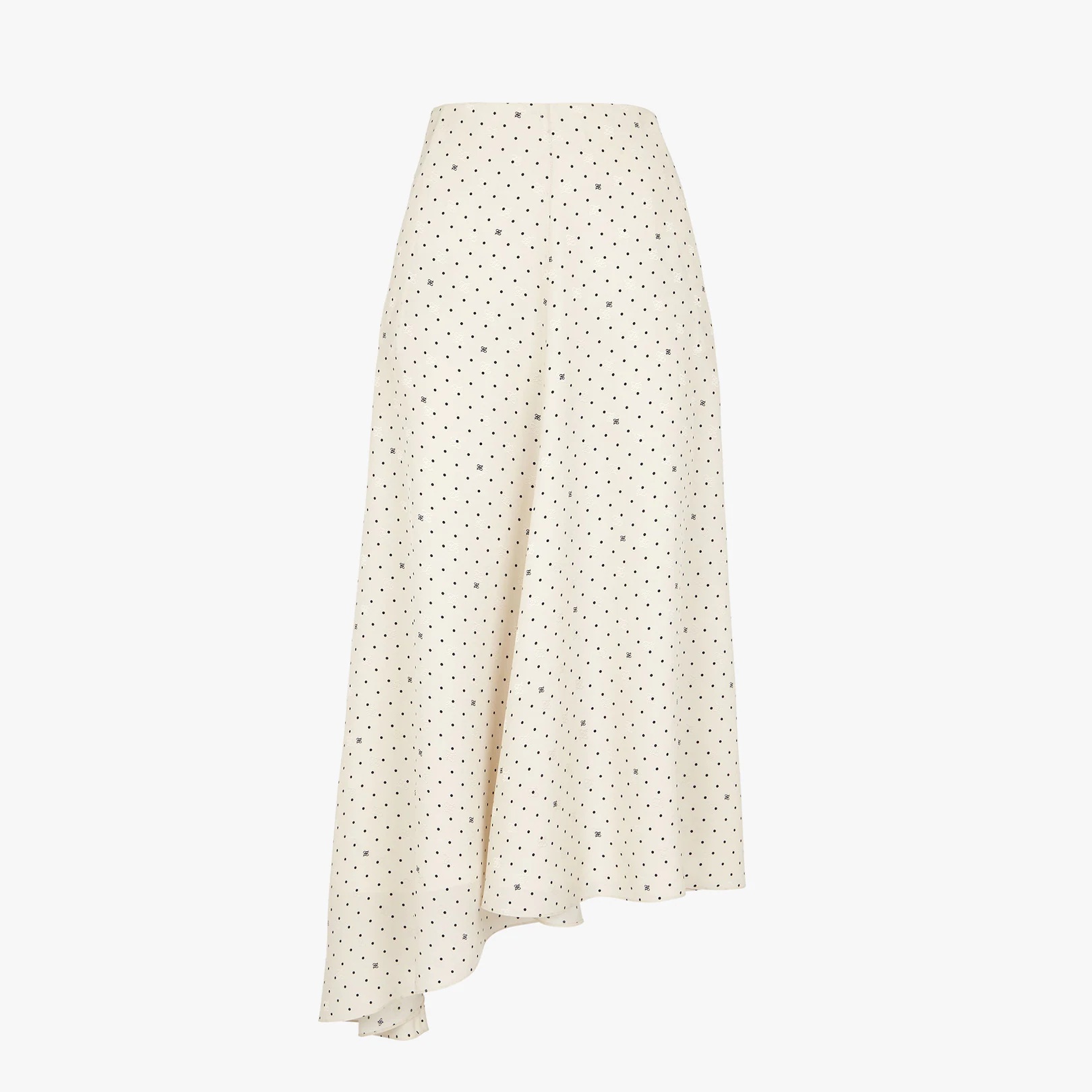 White silk skirt - 1