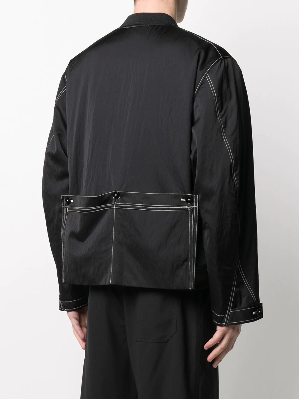 detachable-panel bomber jacket - 4