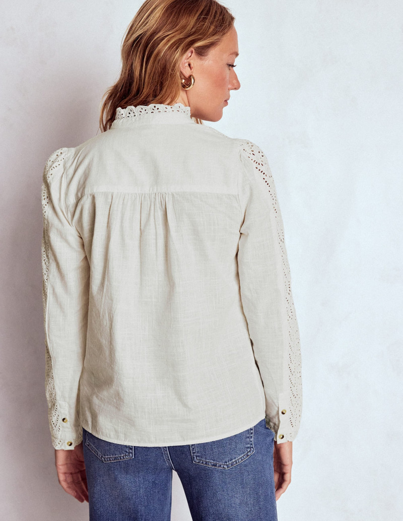 Savannah Broderie Top-Ivory 4