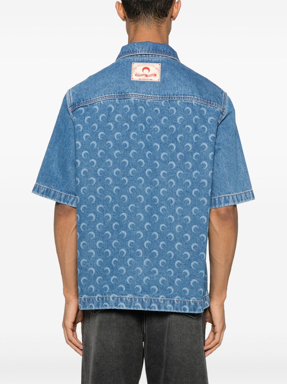 Moon Laser denim shirt - 4