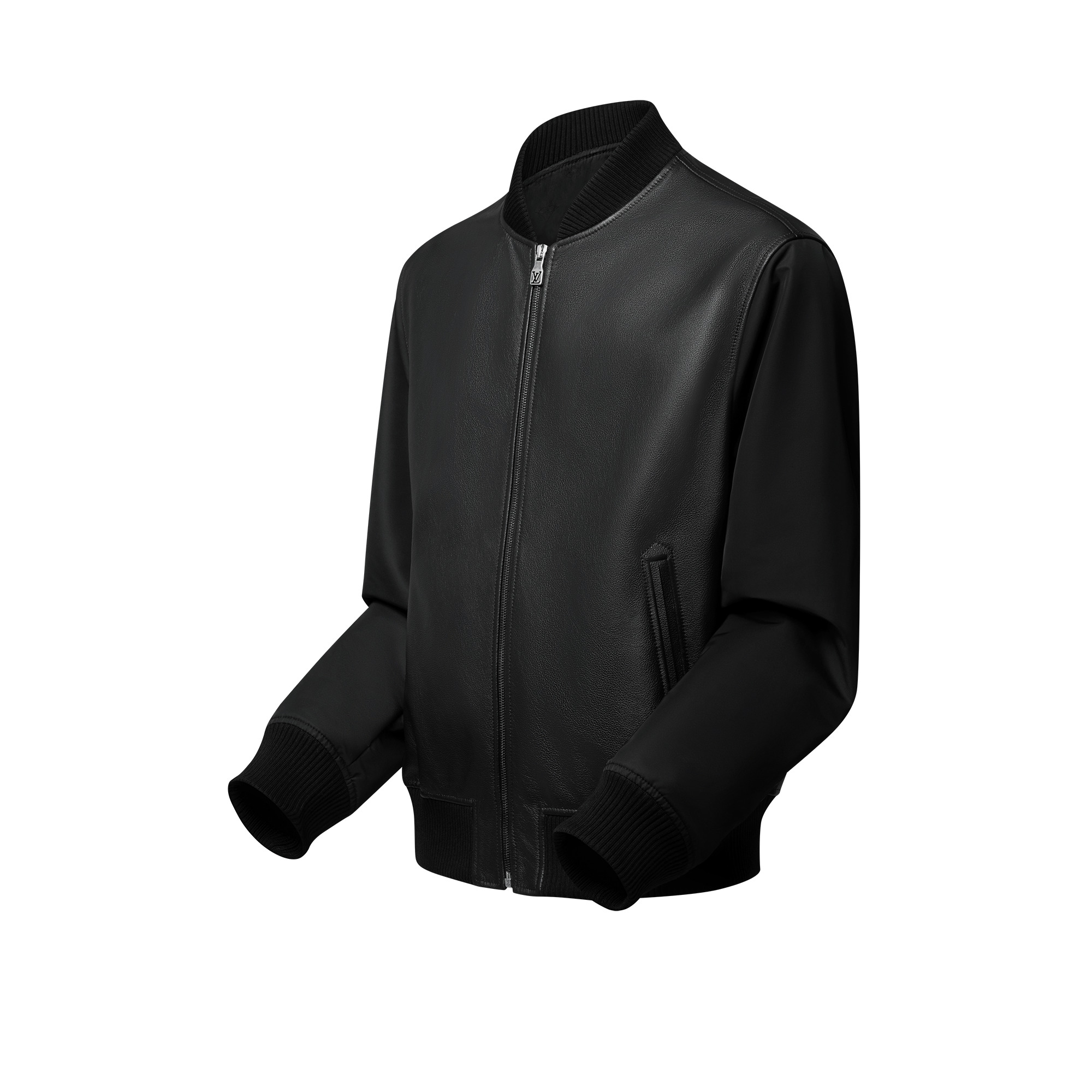 Reversible Leather Nylon Jacket - 2