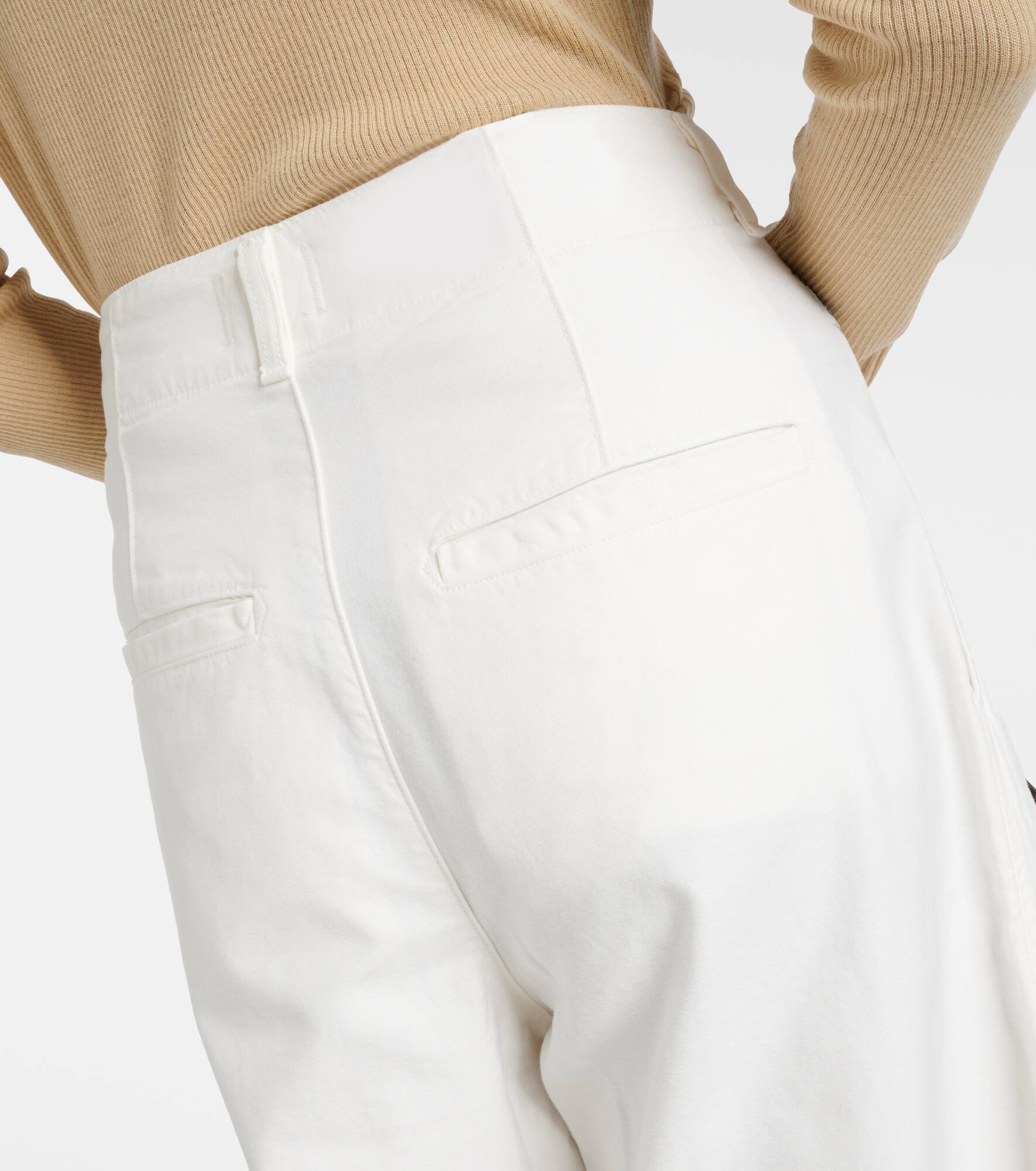 Payton high-rise twill wide-leg pants - 6