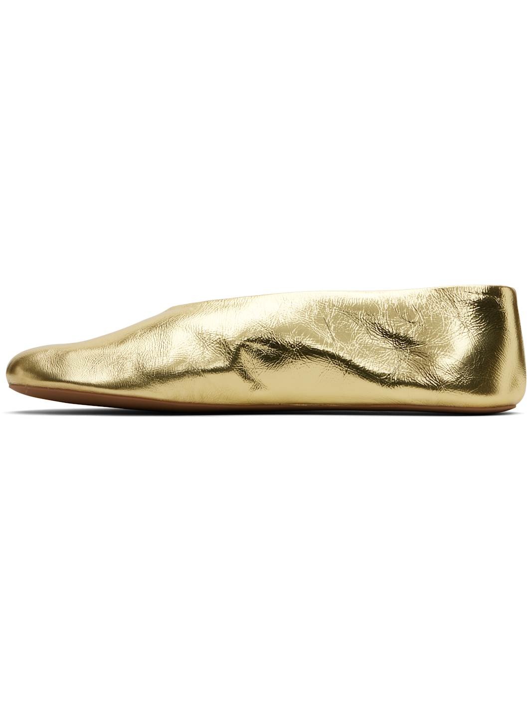 Gold Stella Ballerina Flats - 3