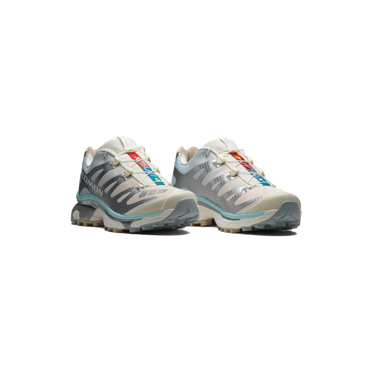 SALOMON XT-4 OG SNEAKERS (VANILLA ICE/BLU/TENDER) - 4