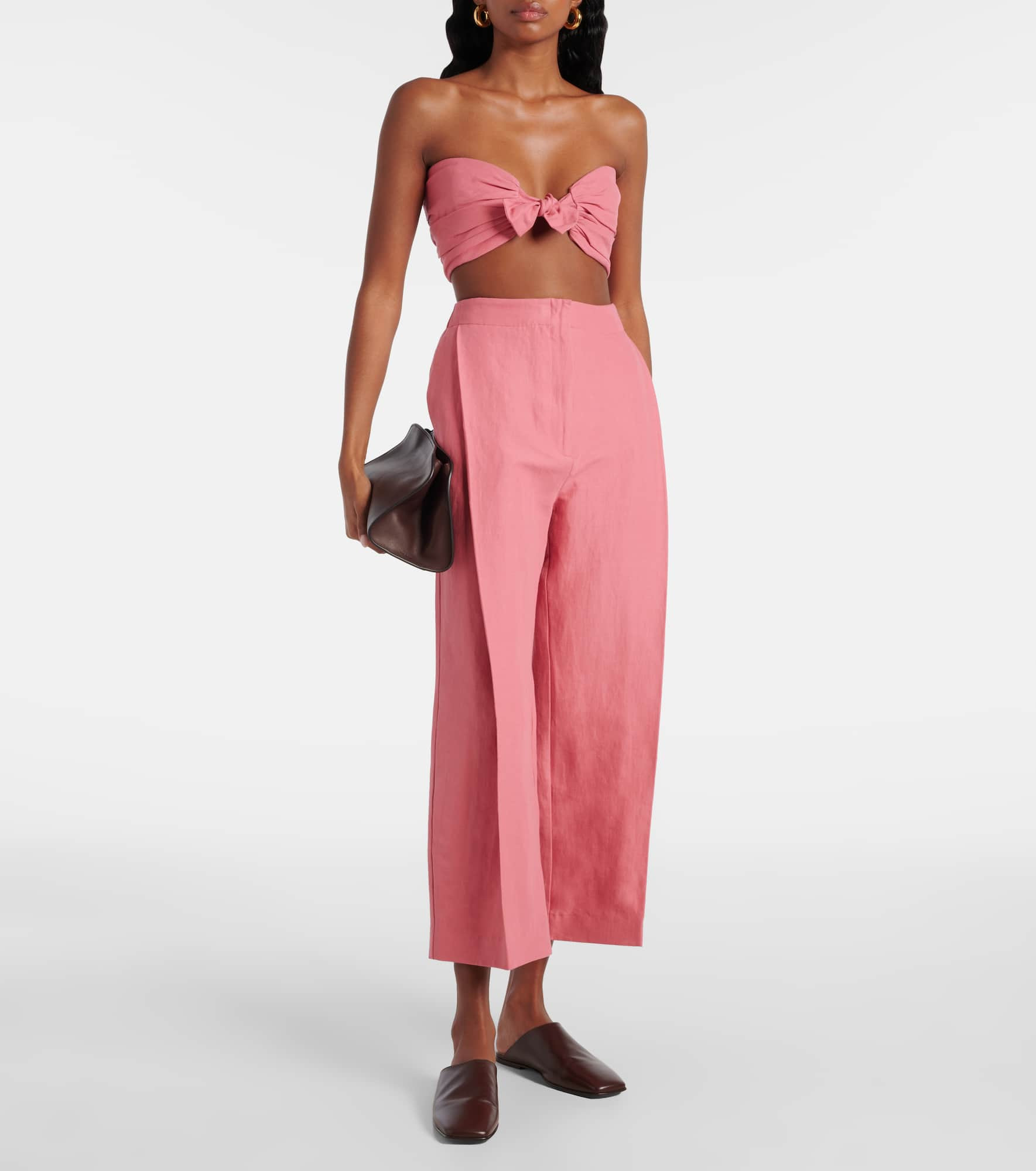 Santu linen and cotton-blend culottes - 2