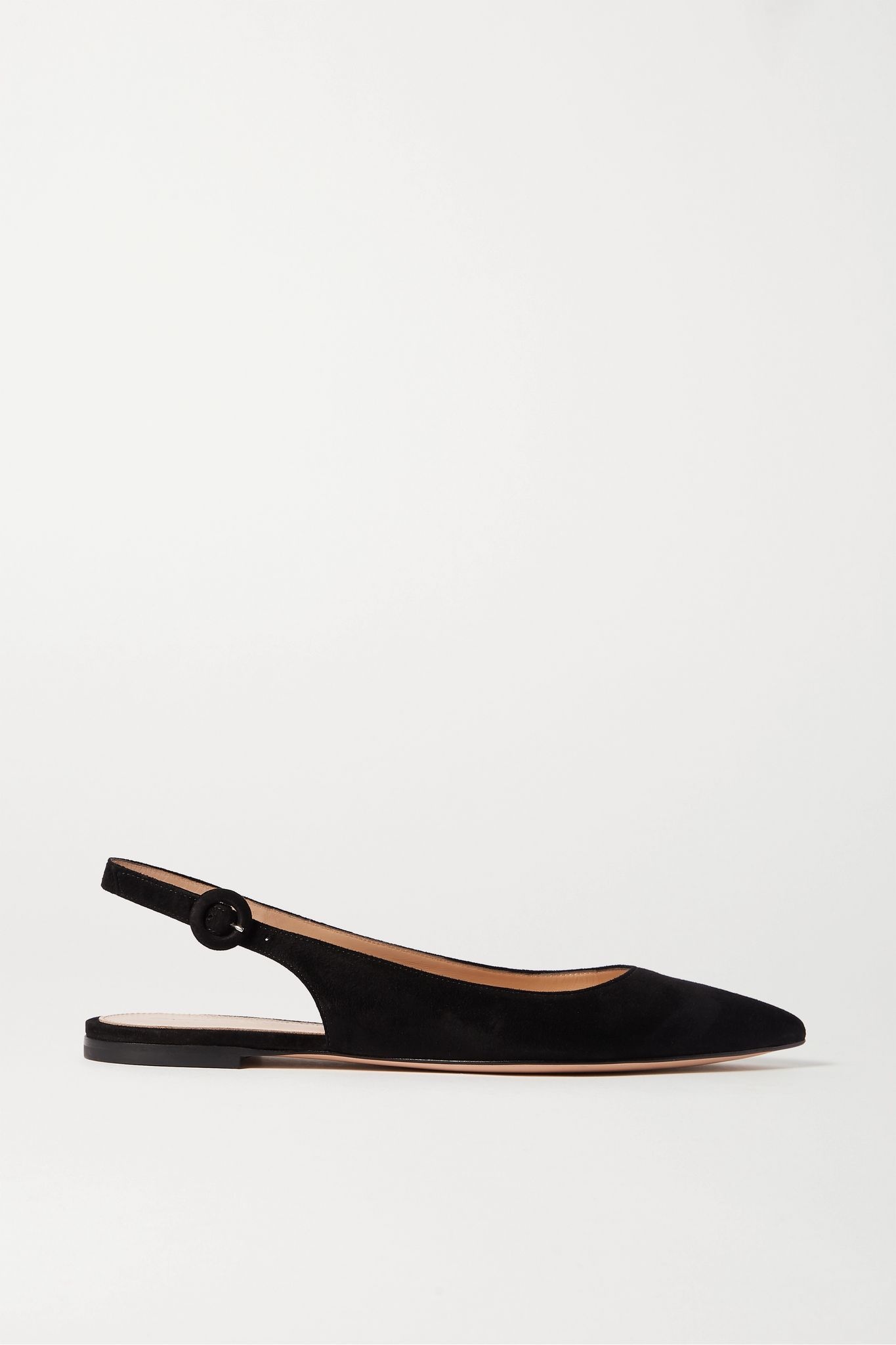 Suede slingback flats - 1