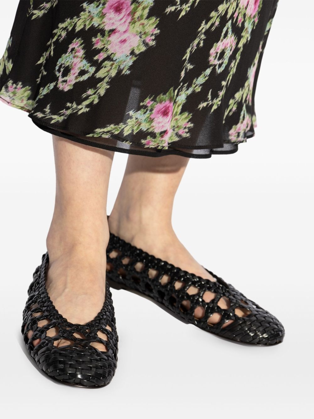 interwoven ballerina shoes - 6