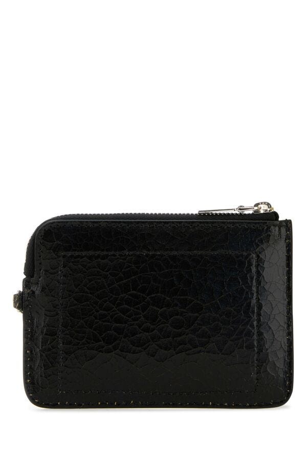 Black leather card holder - 3