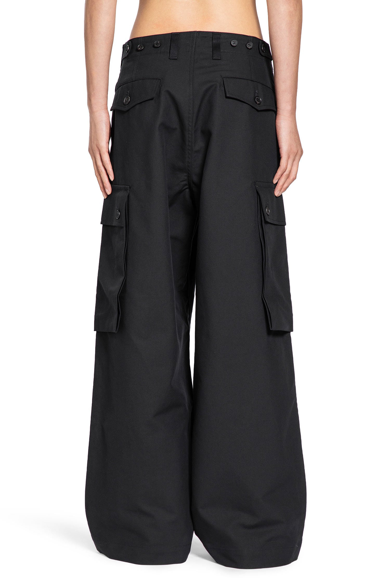 Wide Trousers In Cotton - 3