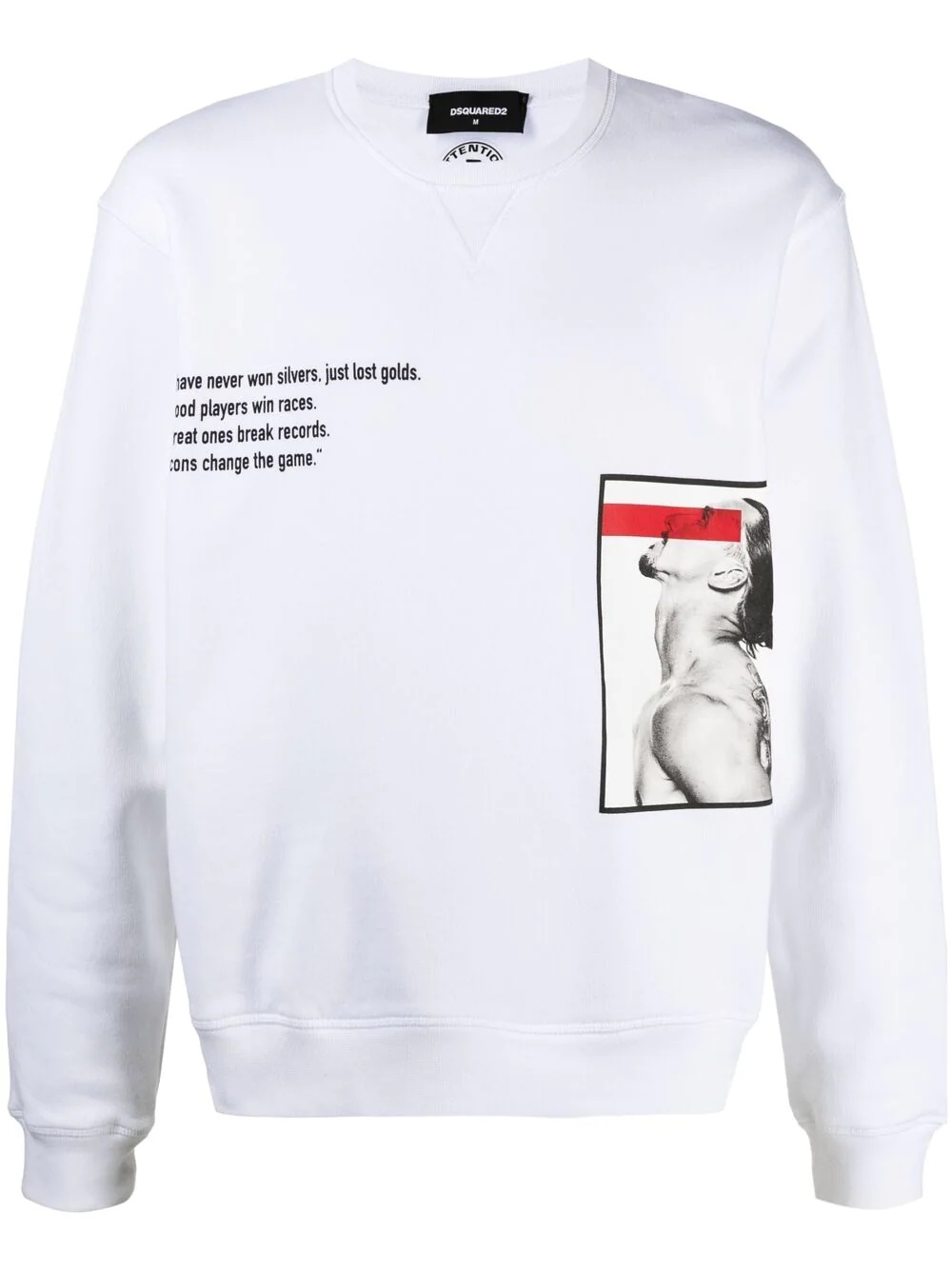 Icon-print sweatshirt - 1