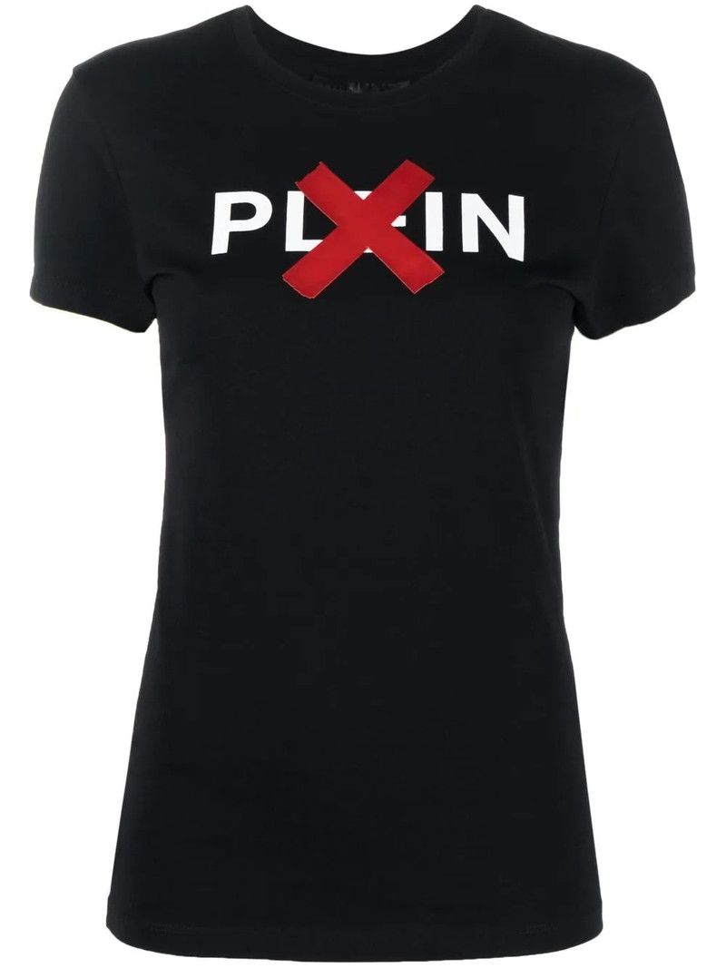 logo-print cotton T-shirt 1