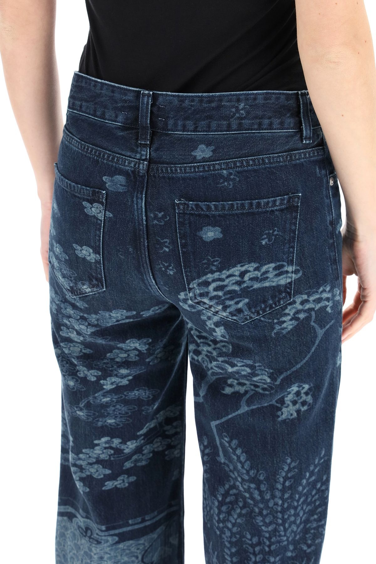 ALL-OVER PRINTED JEANS - 5