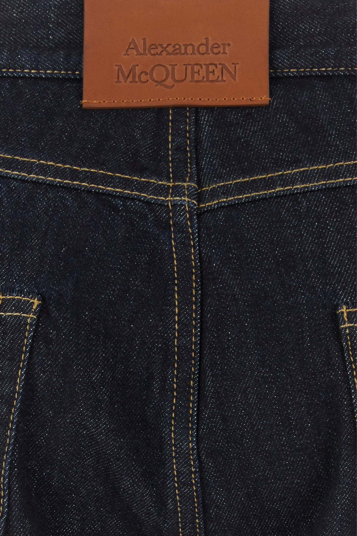Dark blue denim jeans - 5