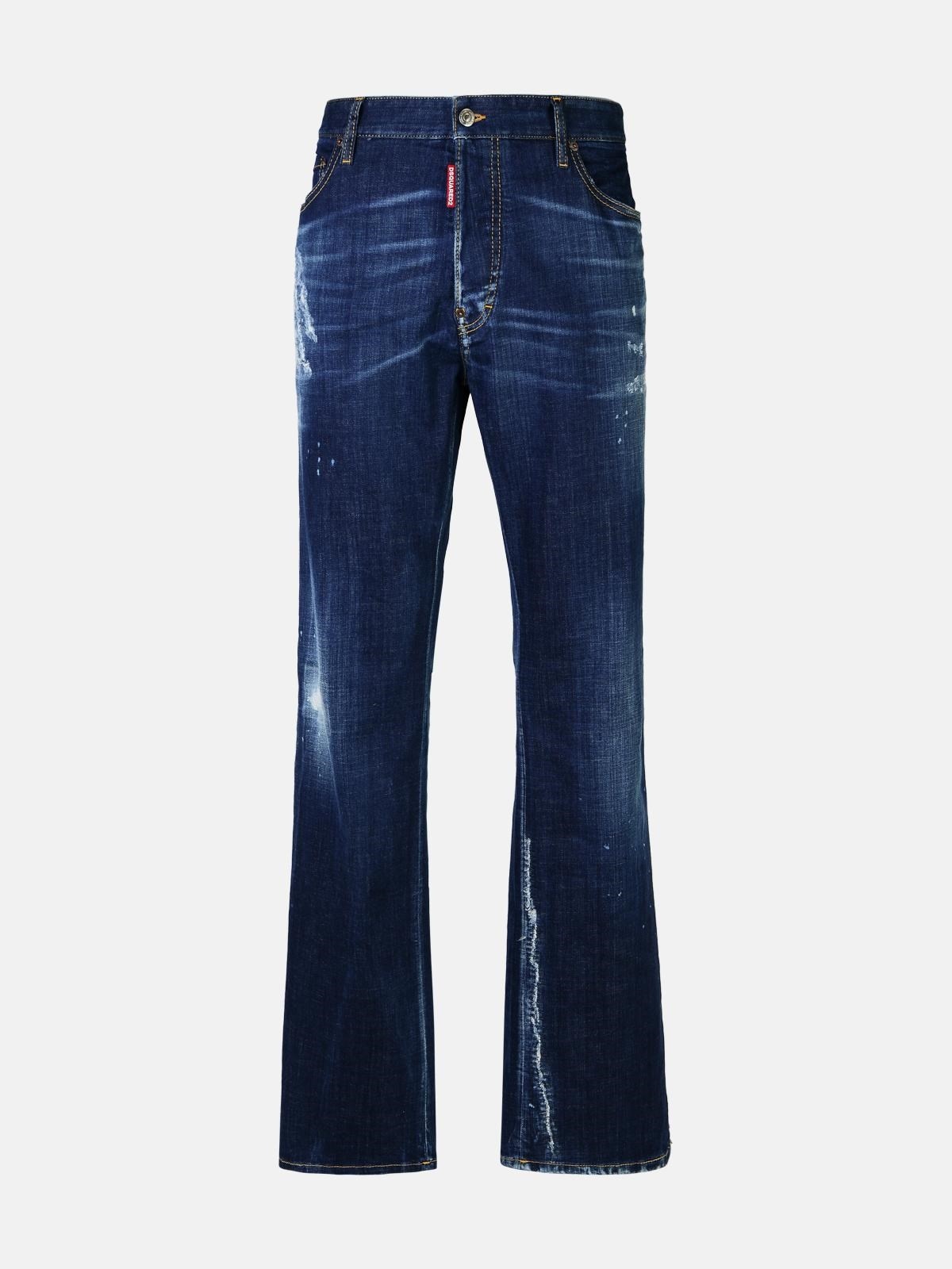 'ROADIE' BLUE COTTON DENIM JEANS - 1