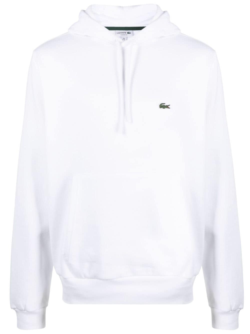 logo-patch drawstring hoodie - 1